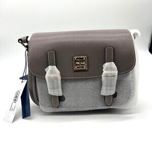 Dooney & Bourke Crossbody Bags Saffiano Leather Small Safari Taupe